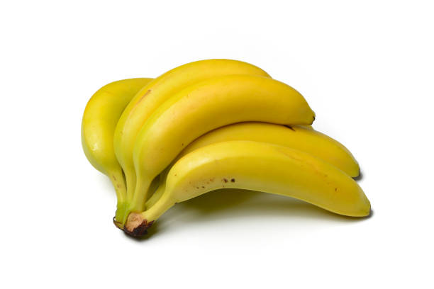 istock Pile of bananas on white background 824931516
