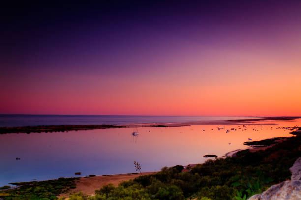 istock Dusk in Algarve beach 824938940