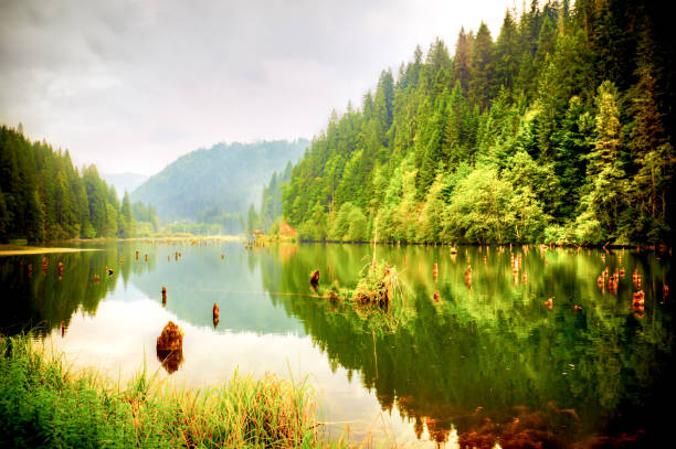 The Red Lake in Romania