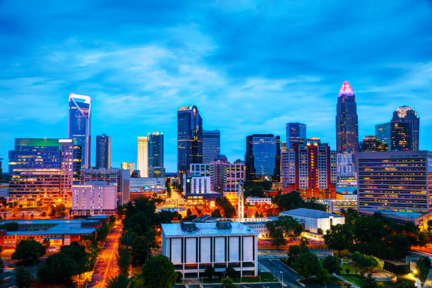 istock Overview of downtown Charlotte, NC 824946264