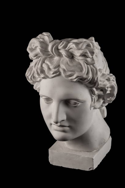 istock Gypsum statue of Apollo's head 824959446