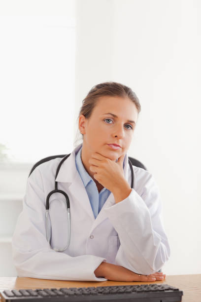 istock Young female doctor posing 824959476
