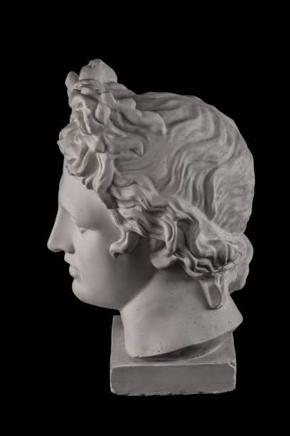 istock Gypsum statue of Apollo's head 824959708
