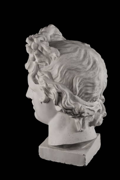 istock Gypsum statue of Apollo's head 824959782