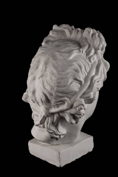istock Gypsum statue of Apollo's head 824959956