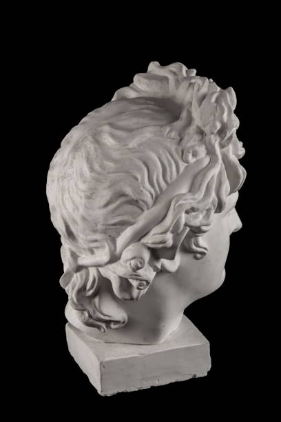 istock Gypsum statue of Apollo's head 824959992