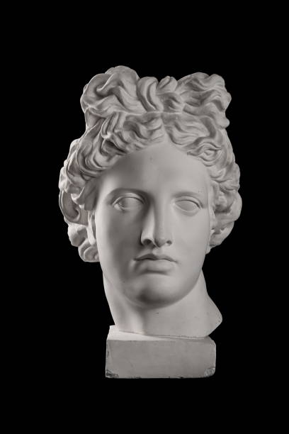 istock Gypsum statue of Apollo's head 824962332