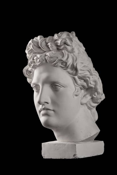 istock Gypsum statue of Apollo's head 824962444