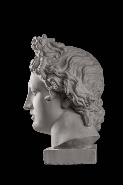 istock Gypsum statue of Apollo's head 824962646