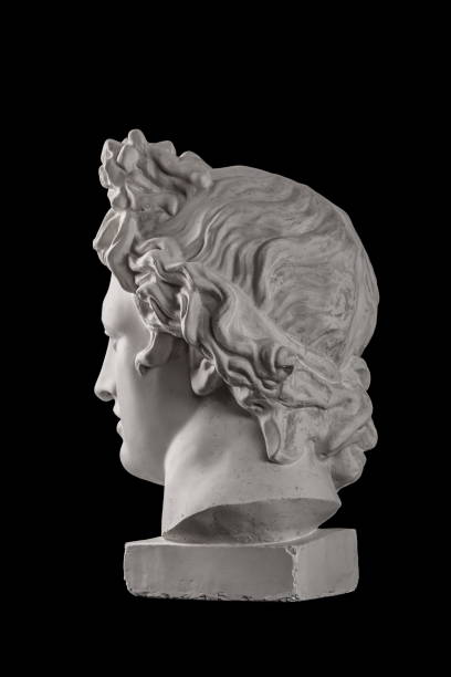 istock Gypsum statue of Apollo's head 824962694