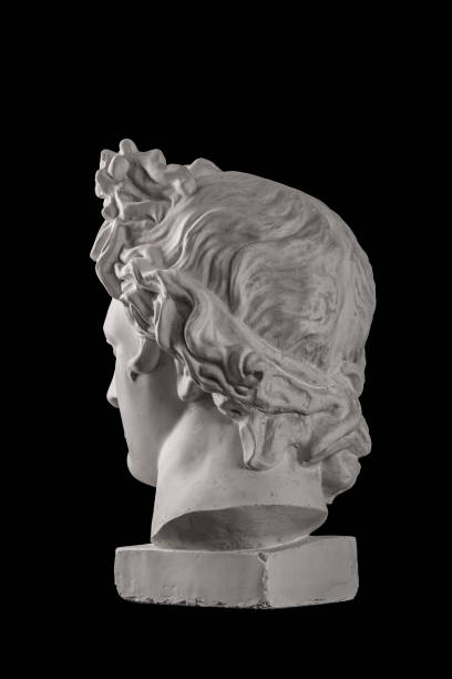 istock Gypsum statue of Apollo's head 824962718
