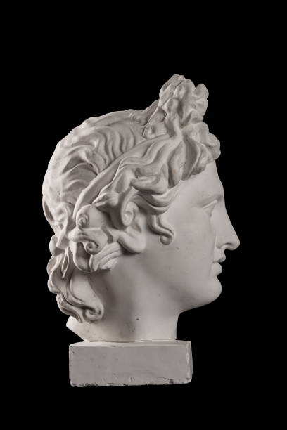 istock Gypsum statue of Apollo's head 824963058