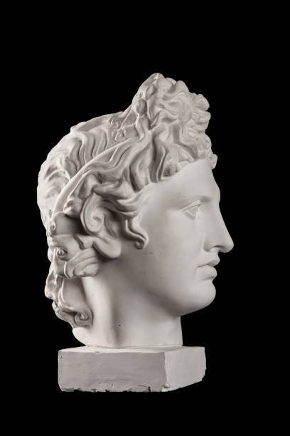 istock Gypsum statue of Apollo's head 824963112