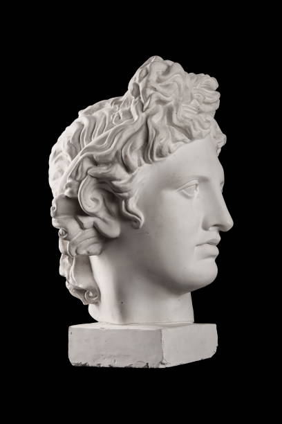 istock Gypsum statue of Apollo's head 824963136