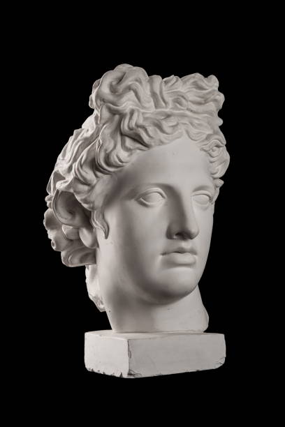 istock Gypsum statue of Apollo's head 824963208