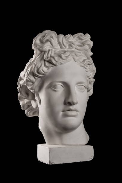 istock Gypsum statue of Apollo's head 824963238