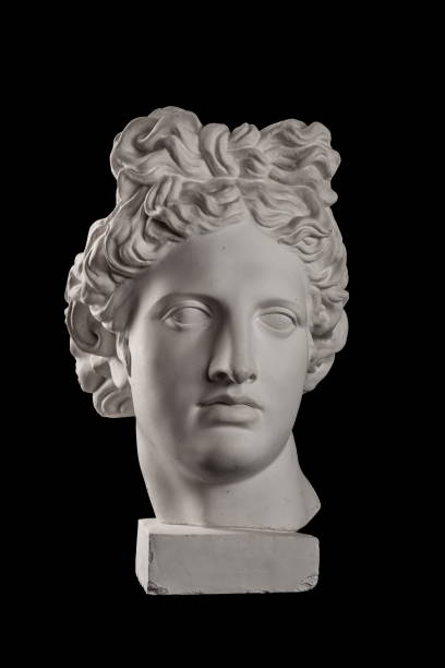 istock Gypsum statue of Apollo's head 824963308