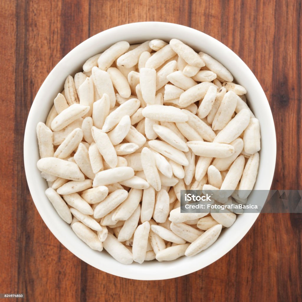 Puffed Rice Photo Puffed Rice Stock Photo - Download Image Now - Puffed Rice, Bowl ...