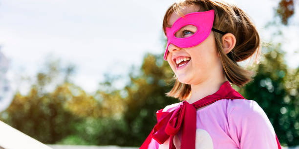 istock Little Girl Super Hero Concept 825023066