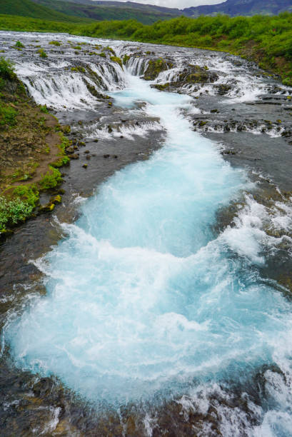 istock Beautiful Bruarfoss waterfall,Iceland 825023082