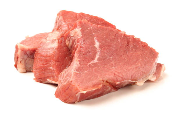 istock Isolated Chunk of Beef Fillet on White Background 825030762