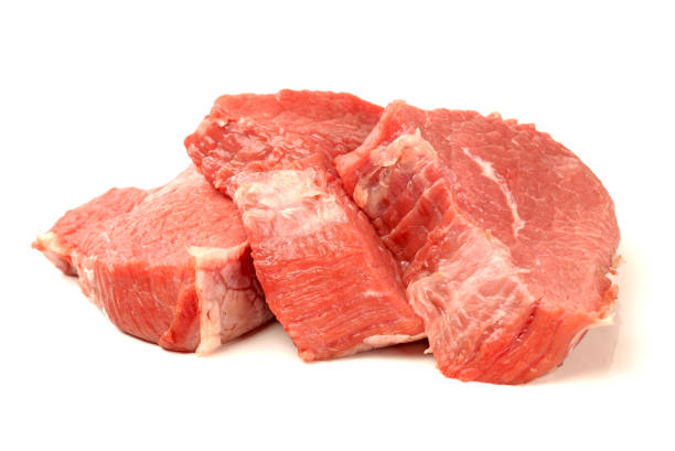 istock Isolated Chunk of Beef Fillet on White Background 825030776
