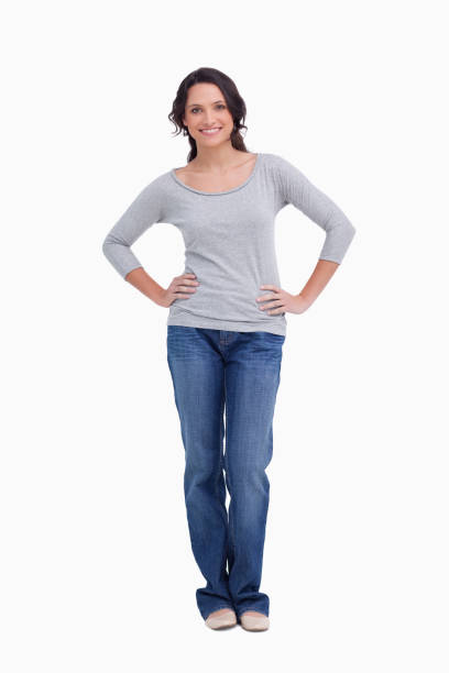 istock Smiling woman with hands on her hip 825034370