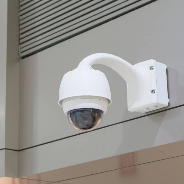 istock CCTV Camera Operating inside a station or department store,selective focus 825045862