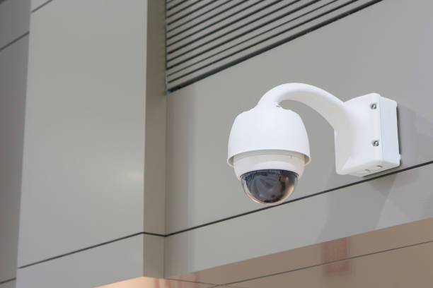 istock CCTV Camera Operating inside a station or department store,selective focus 825045960