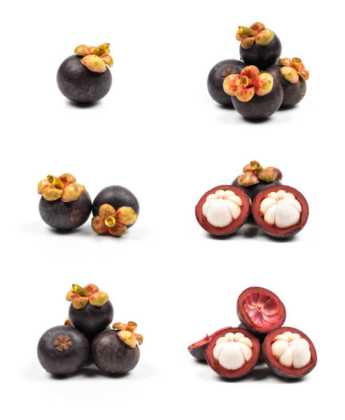 istock Fresh Mangosteen from Rayong Thailand isolated 825046582