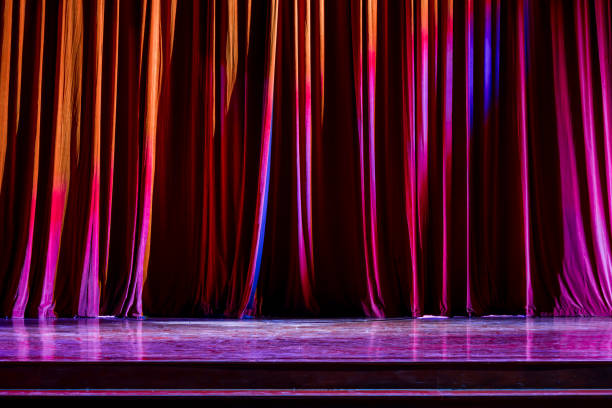 istock Curtain in the theatre. 825055756