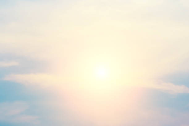 istock Beautiful light from the nature at sunset every day. 825055886