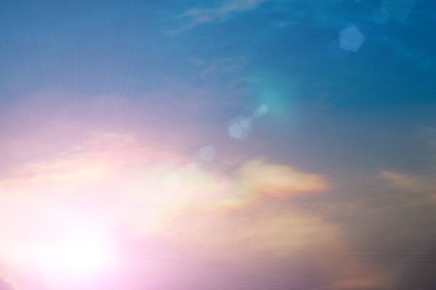 istock Beautiful light from the nature at sunset every day. 825056190