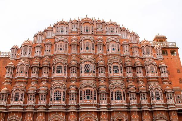 istock Front view of Hawa Mahal, Jaipur, India. 825059036