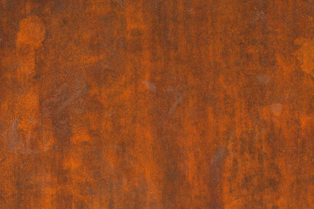 istock Rusty steel plate background; close up; 825060400