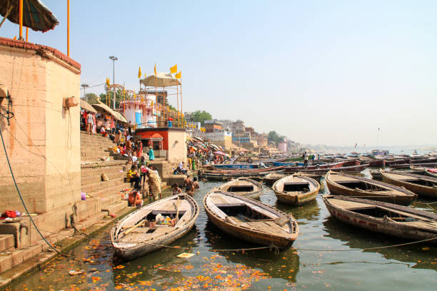 istock View of the Ganges river Varanasi, India. 825063478