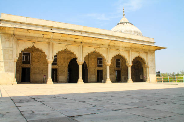 istock View inside the Red Fort, Delhi, India. 825063792