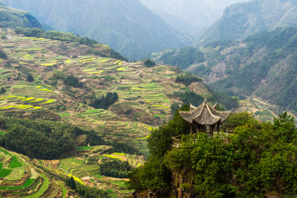 istock Scenic view of green mountain landscape 825075220