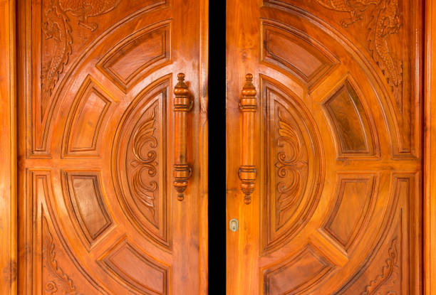 Door on a isolated white background.