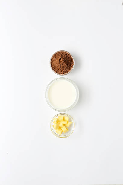 istock Sweet chocolate smoothies with milk 825079344