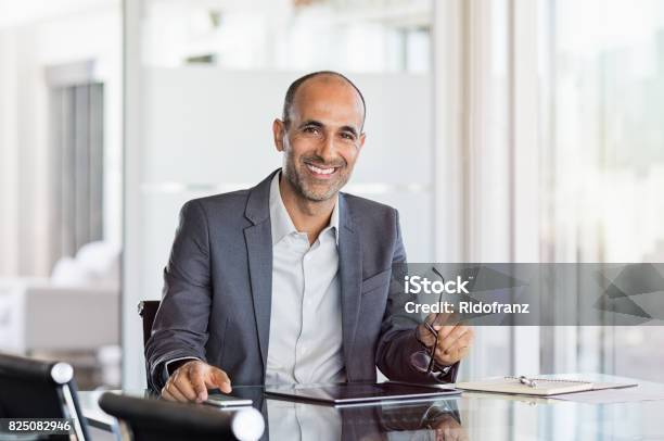 Happy Mature Business Man Stock Photo - Download Image Now - Financial Advisor, Businessman, Business Person