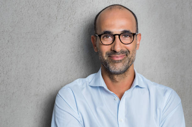 Businessman wearing eyeglasses