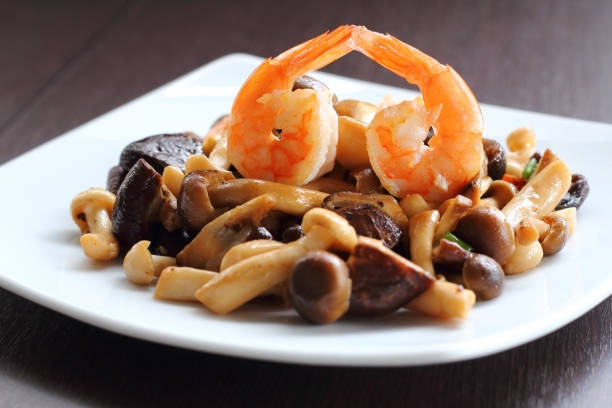 Seafood grill plate