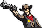 istock cowboy aiming the gun 825097248