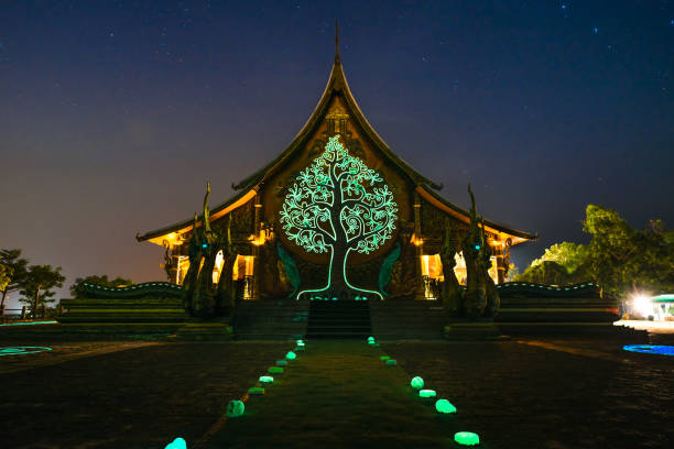 istock wat Sirindhorn Wararam Phu Prao temple in Ubon Ratchathani, thailand 825100734