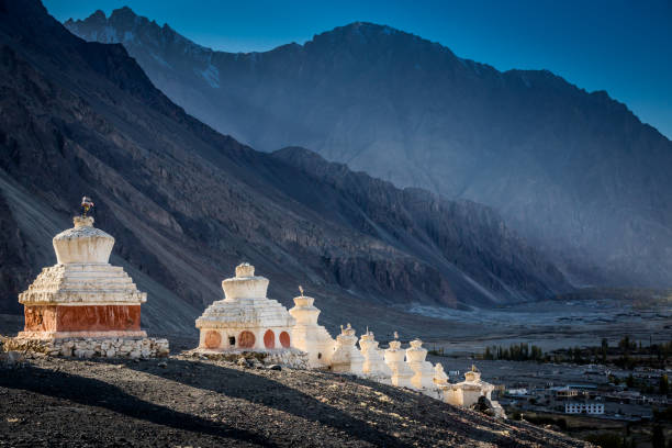 istock Buddhist stupas in the Indian Himalaya. 825104434