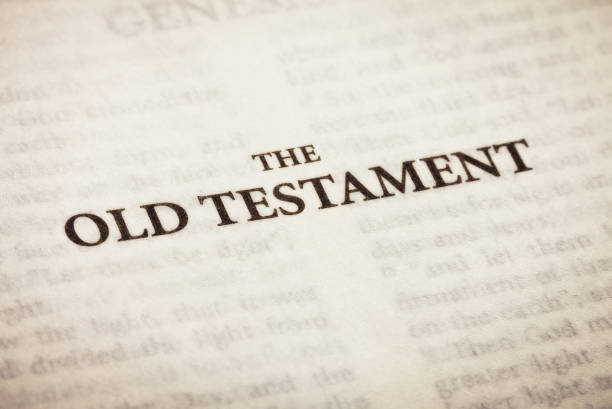 istock Old Testament title page in the bible, close up 825106710