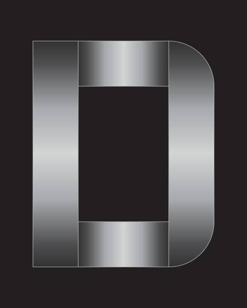 Black Rounded D 60+ Letter D On Black Background Stock Illustrations, Royalty-Free ...