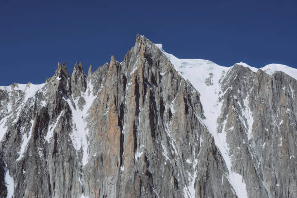 istock Mont blanc, the highest mountain of Europe. 825112722