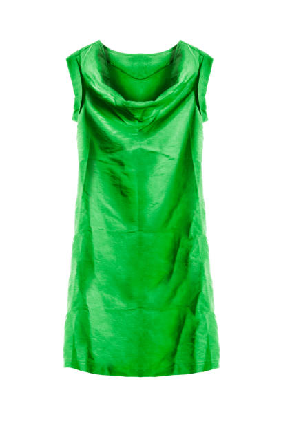 istock Green dress isolated 825118462